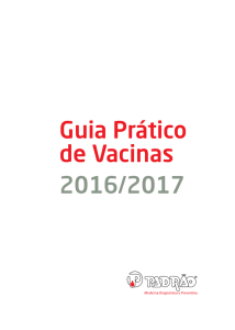 Guia Prático de Vacinas 2016/2017