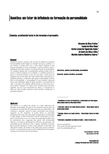 Genética: um fator de influência na formação da