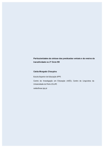 353 Particularidades da sintaxe dos predicados