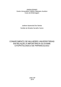 conhecimento de mulheres universitárias em