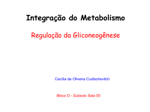 Integração do Metabolismo