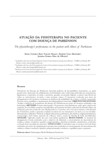 Atuação da fisioterapia no paciente com doença de