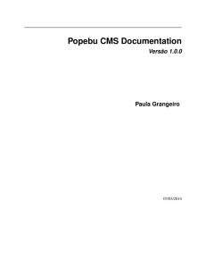 Popebu CMS Documentation