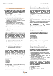 Caderno de questões DST Profa. Dayse Amarilio