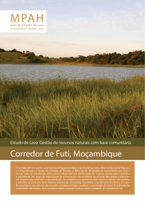 Corredor de Futi, Moçambique - Biodiversity Advisor