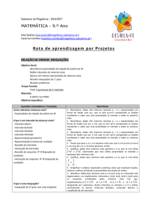 Rotas Matemática 9.º ano - Salesianos de Mogofores