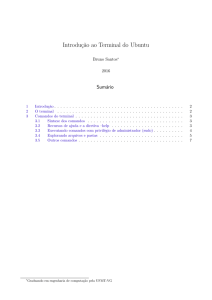 Apostila sobre uso do sistema operacional Linux