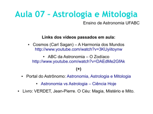 Aula 07 – Astrologia e Mitologia