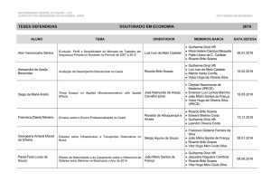 dissertações defendidas - CAEN - Universidade Federal do Ceará