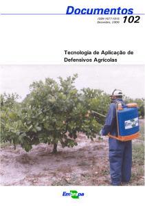 Tecnologia de aplicaçăo de defensivos agrícolas