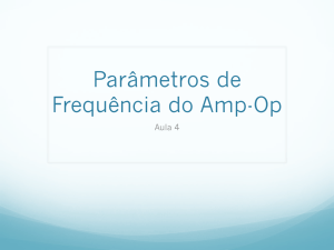 Parâmetros de Frequência do Amp-Op