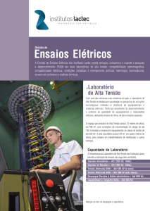 Ensaios Elétricos - Institutos Lactec