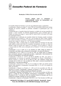 530 - Conselho Federal de Farmácia