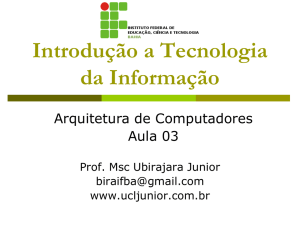 Introdução a Tecnologia da Informação