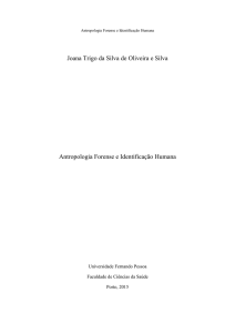 Joana Trigo da Silva de Oliveira e Silva Antropologia Forense e