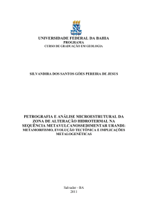 universidade federal da bahia petrografia e análise - TWiki