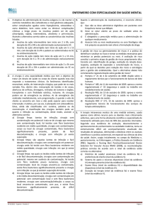 enfermeiro com especialidade em saúde mental
