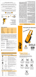 10,5 MPa 6 l/min 127V Tensão / Corrente elétrica 1650 W