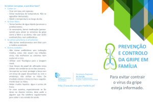 Prevenção e Controlo da Gripe em Família