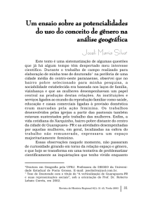 Um ensaio sobre as potencialidades do uso do conceito de