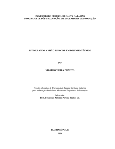Estimulando a vis&atilde;o espacial em desenho t&eacute;cnico