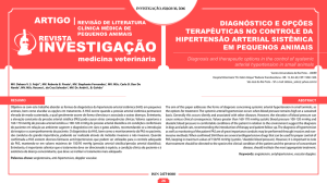 Diagnóstico da hipertensão arterial sistêmica em pequenos animais