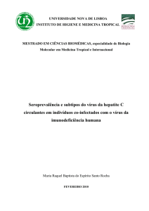 Seroprevalência e subtipos do vírus da hepatite C circulantes em