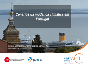 Cenários de Mudança Climática em PORTUGAL