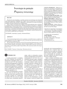 Imunologia da gestação Pregnancy immunology