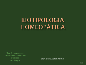 Biotipologia homeopática.