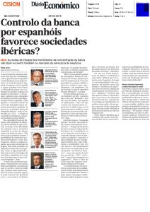 Controlo da banca por espanhóis favorece