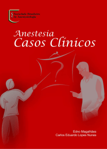 Capítulo I Anestesia e Sistema Nervoso