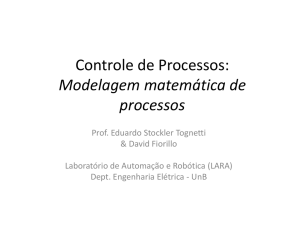 Modelagem matemática de processos