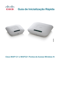 Cisco WAP121 and WAP321 Quick Start Guide (Portuguese, Brazil)