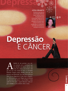 Depressão e câncer. - Associação Catarinense de Psiquiatria