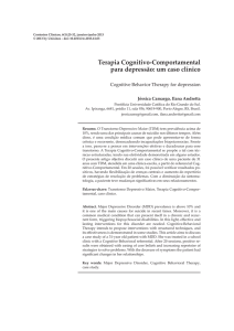 Terapia Cognitivo-Comportamental para depressão: um caso clínico