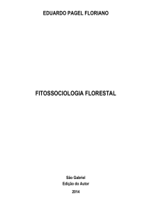 Fitossociologia Florestal - FLORIANO, E P