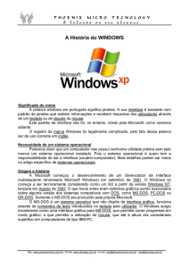 historia do windows