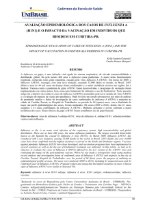 (H1N1) E O IMPACTO DA VACINAÇÃO EM INDIVÍDU