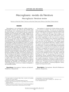 Macroglossia: revisão da literatura