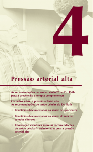 Capítulo 4 – Pressão arterial alta