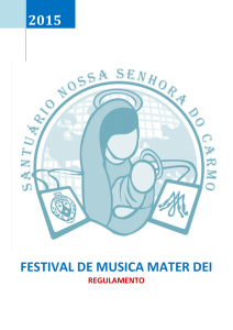 festival de musica mater dei