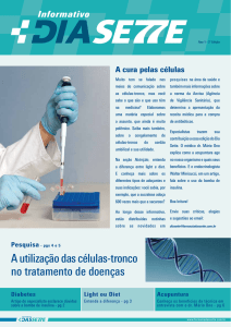 A utilização das células-tronco no tratamento de doenças