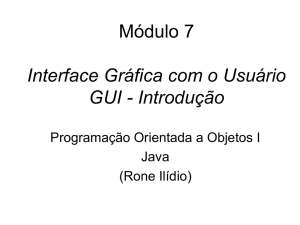 Módulo Interface Gráfica