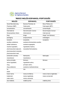 índice inglês-espanhol-português