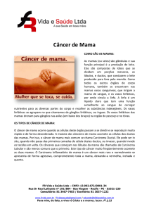 Câncer de Mama - fr vida e saude ltda