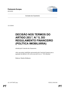 PT PT DECISÃO NOS TERMOS DO ARTIGO 203.º, N.º 5, DO