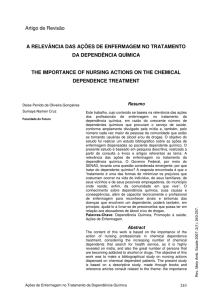 Artigo de Revisão A RELEVÂNCIA DAS AÇÕES DE ENFERMAGEM