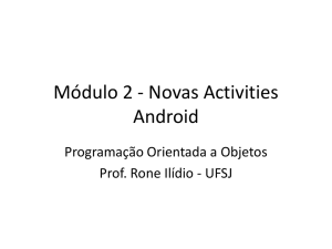 Modulo 2 - Nova Activity