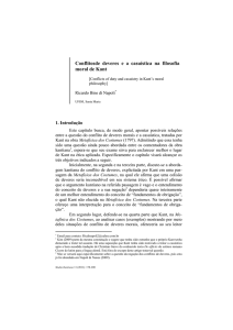 Conflitosde deveres e a casuística na filosofia moral de Kant